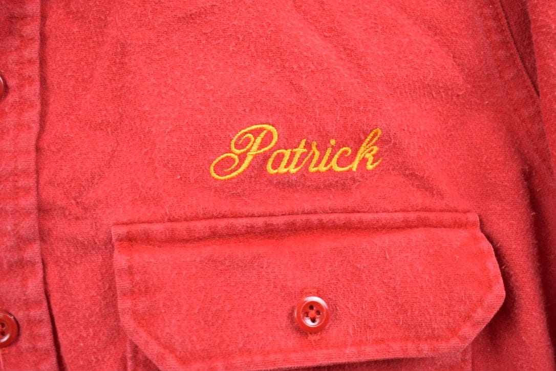 Vintage 1990s Woolrich Northland Fishing Tackle Button Up Shirt Men's Large from propervintagecanada