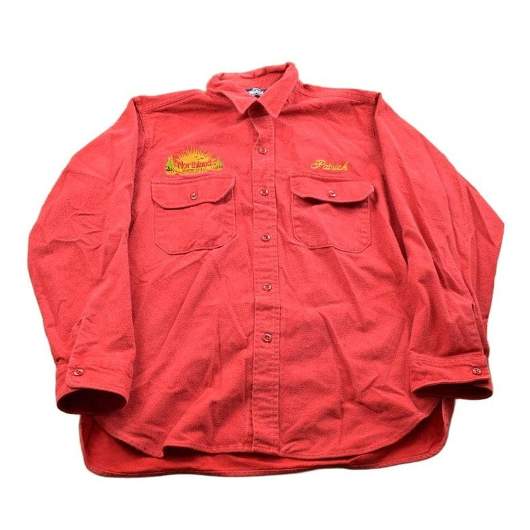 Vintage 1990s Woolrich Northland Fishing Tackle Button Up Shirt Men's Large from propervintagecanada