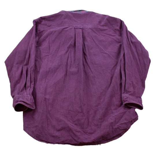 Vintage 1990s Woolrich Plaid Color Block Button Up Shirt Men's Large from propervintagecanada