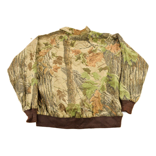 Vintage 1990s Woolrich Tree Camo Windbreaker Jacket Men's XL from propervintagecanada