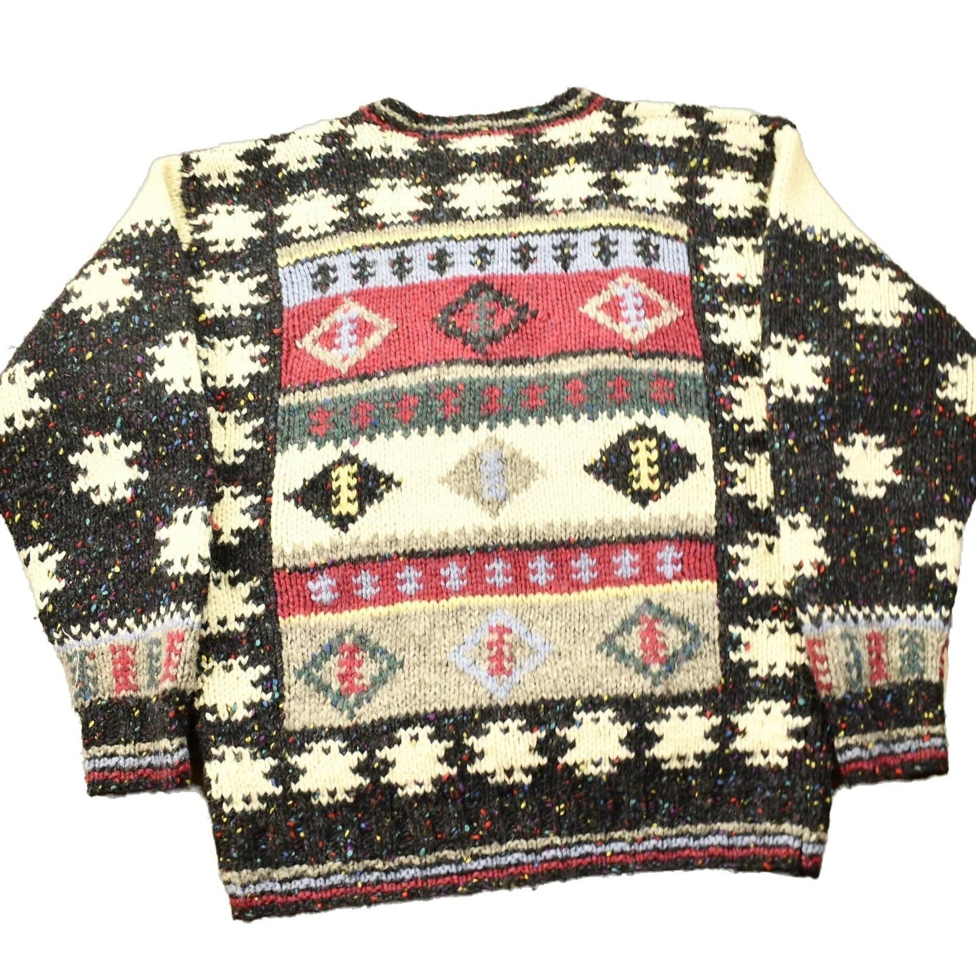 Vintage 1990s Woolrich Woman's 100% Wool Knitted South Western Aztec Design Crewneck Sweater Women's XL from propervintagecanada