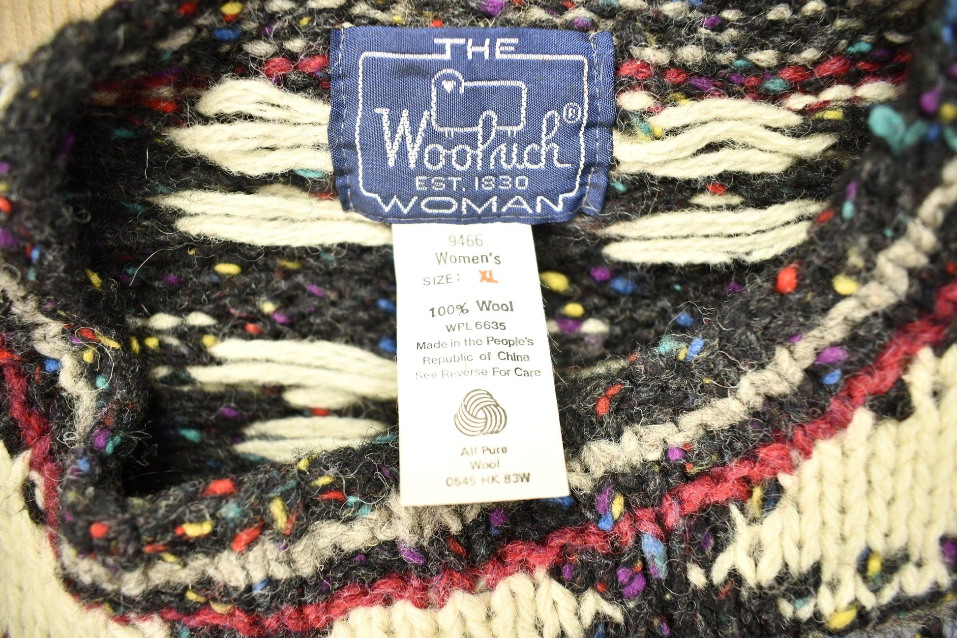 Vintage 1990s Woolrich Woman's 100% Wool Knitted South Western Aztec Design Crewneck Sweater Women's XL from propervintagecanada