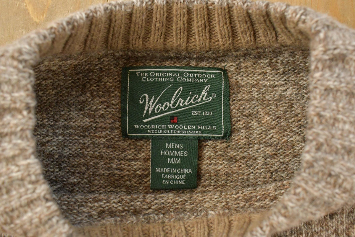 Vintage 1990s Woolrich Wool Knit Sweater Men's M from propervintagecanada