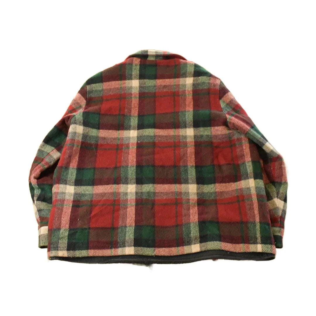 Vintage 1990s Woolrich Wool Lined Flannel Jacket Men's Large from propervintagecanada