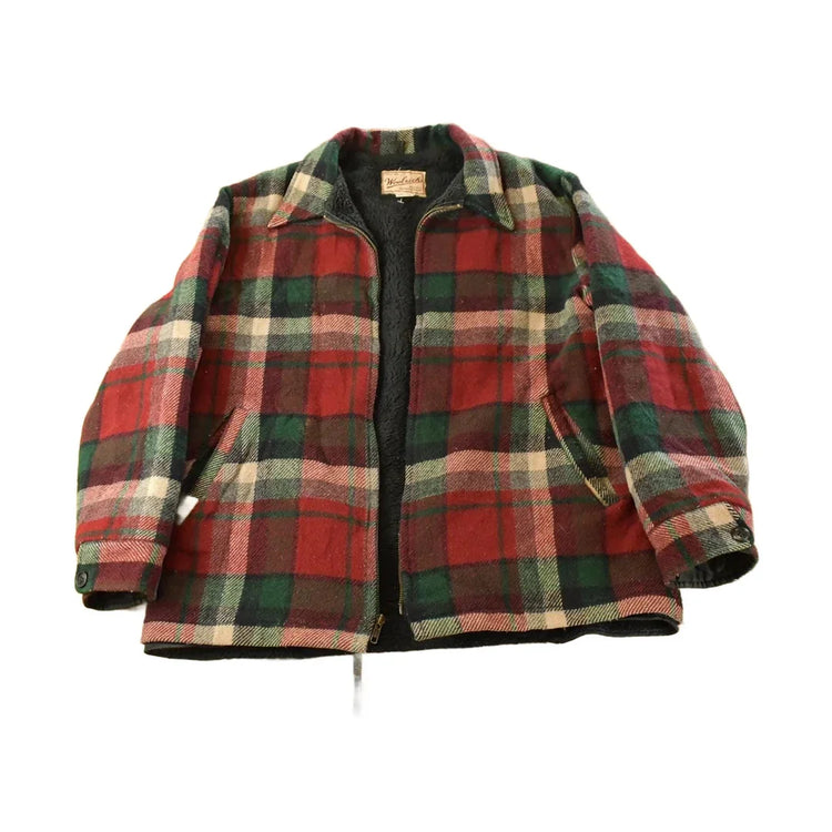 Vintage 1990s Woolrich Wool Lined Flannel Jacket Men's Large from propervintagecanada