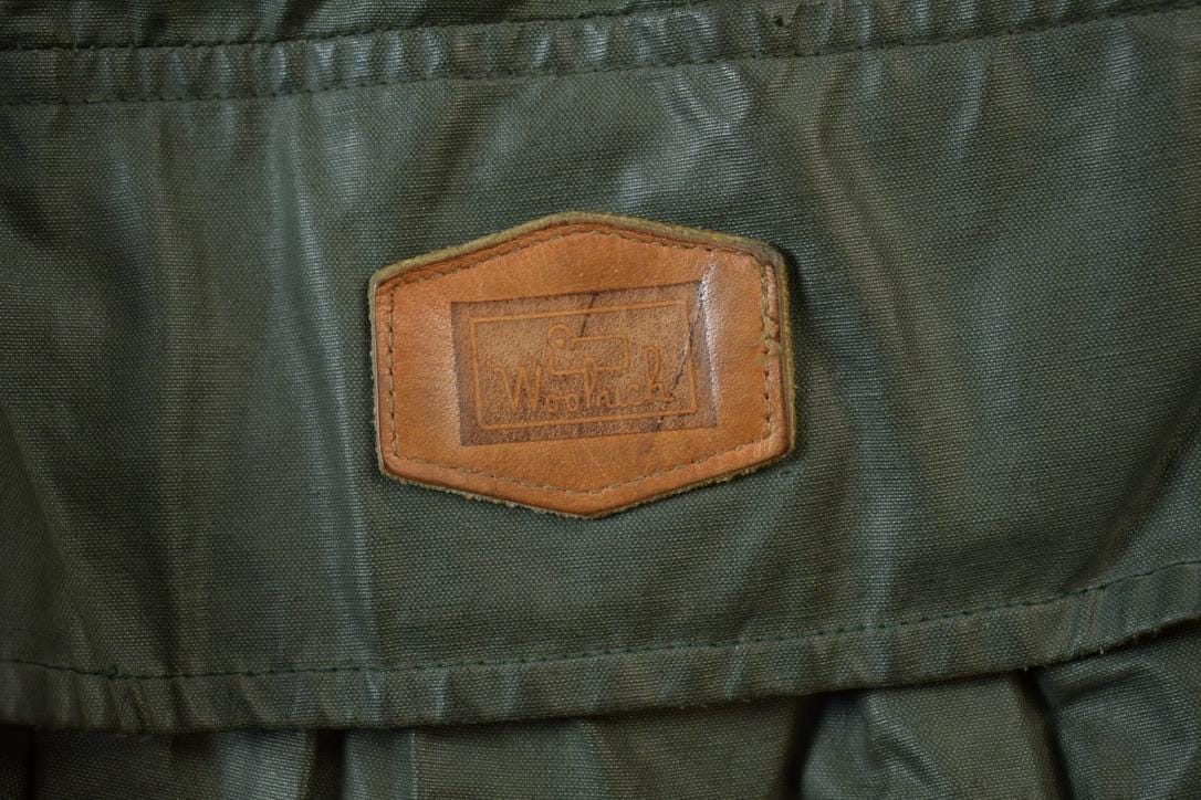Vintage 1990s Woolrich Wool Lined Nylon Jacket Made In USA Men's XL from propervintagecanada