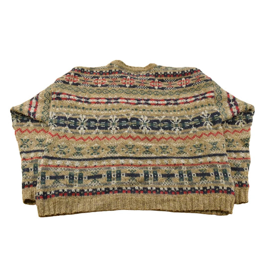Vintage 1990s Woolrich Wool V Neck Knit Sweater Womens Large from propervintagecanada