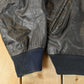 Vintage 1990s World Alliance Leather Bomber Flight Jacket Men's Medium / Leather Jacket / Streetwear / Full Zip from propervintagecanada
