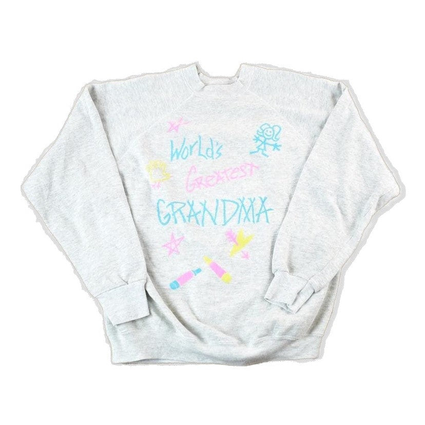 Vintage 1990s Worlds Greatest Grandma Crewneck Sweatshirt Womens S-M from propervintagecanada
