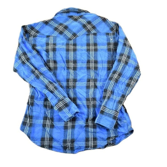 Vintage 1990s Wrangler Button Up Western Style Shirt Men's Medium