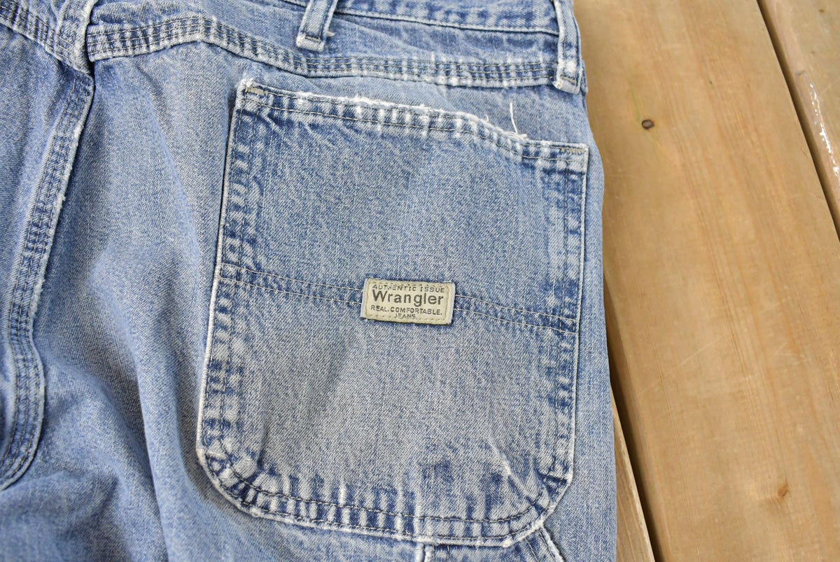 Vintage 1990s Wrangler Carpenter Denim Jeans Men's 37 x 30.5 from propervintagecanada