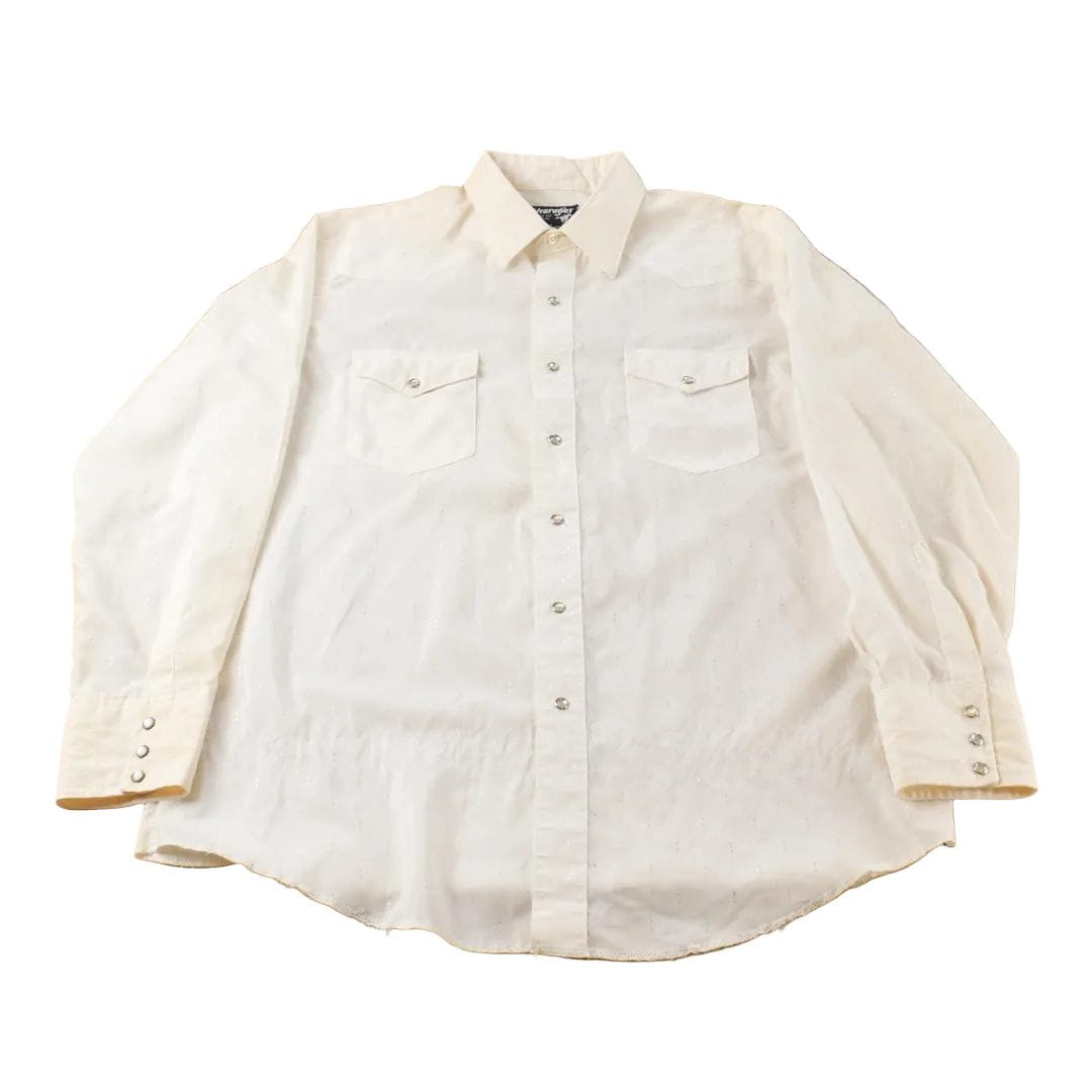 Vintage 1990s Wrangler Cowboy Cut Western Button Up Shirt Men's XL from propervintagecanada