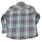 Vintage 1990s Wrangler Plaid Western Style Button Up Shirt Men's Large from propervintagecanada