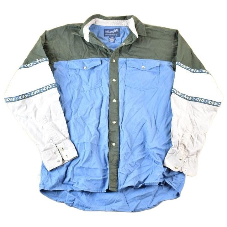 Vintage 1990s Wrangler South Western Style Button Up Rodeo Shirt Mens M from propervintagecanada