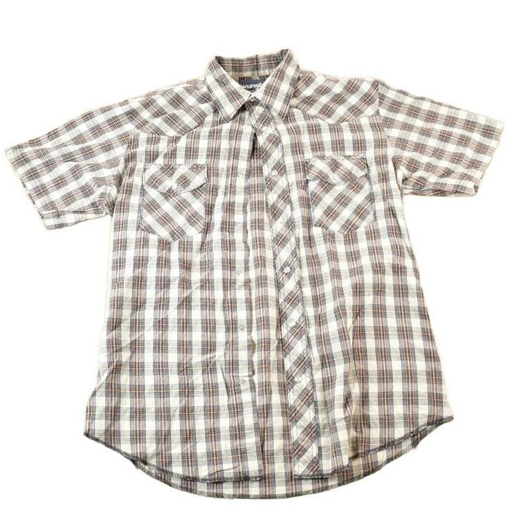 Vintage 1990s Wrangler Western Shirts Button Up Cowboy Style Shirt Men's Large from propervintagecanada