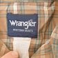 Vintage 1990s Wrangler Western Shirts Button Up Men's L / Funky Rodeo Pattern / Rugged Style / Boxy Fit from propervintagecanada