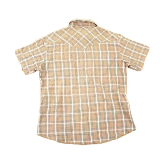 Vintage 1990s Wrangler Western Shirts Button Up Men's L / Funky Rodeo Pattern / Rugged Style / Boxy Fit from propervintagecanada