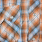 Vintage 1990s Wrangler Western Style Plaid Snap Button Mens M from propervintagecanada