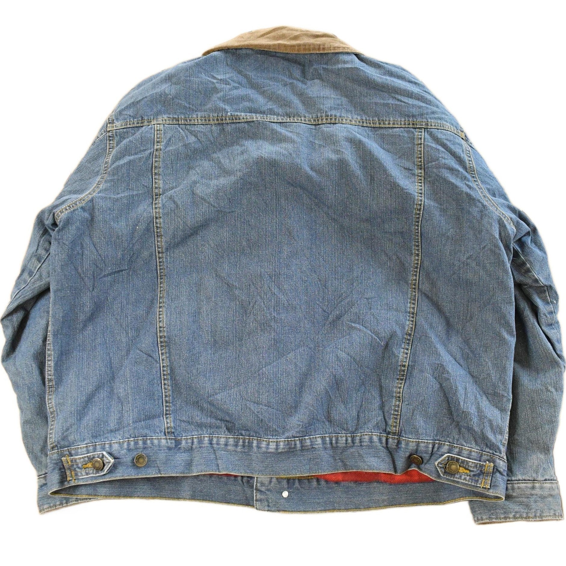Vintage 1990s Wrangler Western Wear Blanket Lined Jean Jacket Men's XL from propervintagecanada