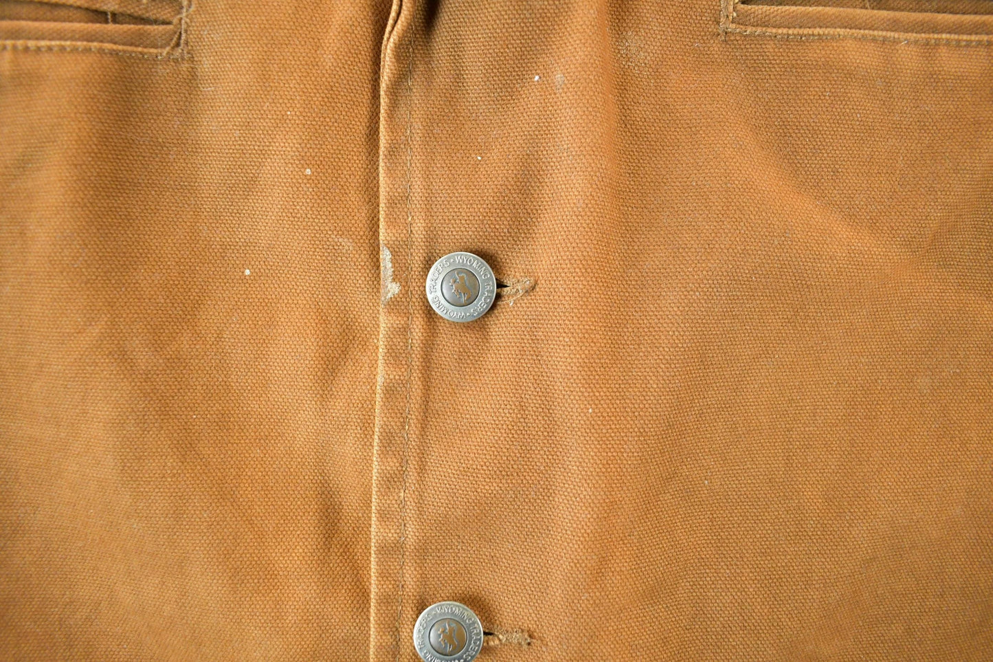Vintage 1990s Wyoming Traders Canvas Western Vest Men's XL from propervintagecanada