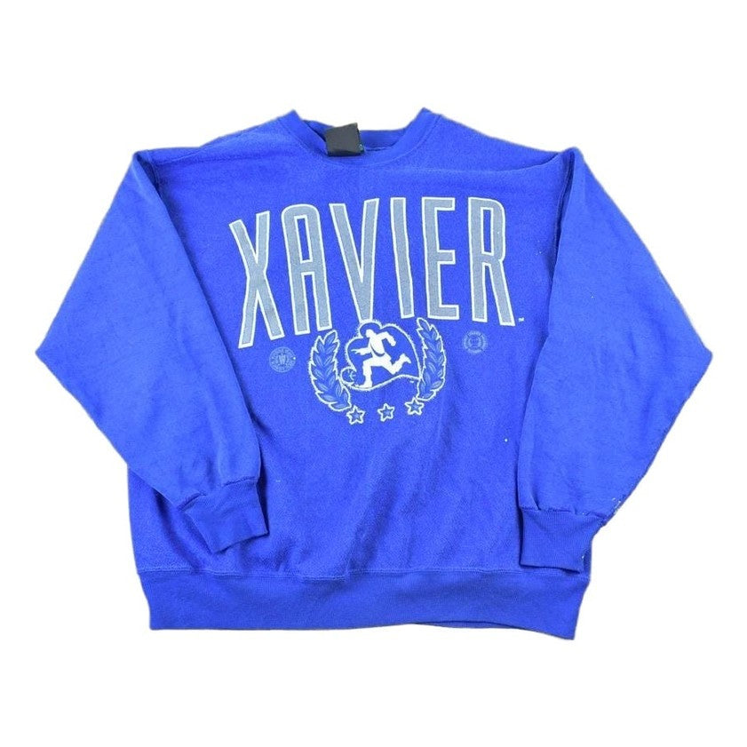 Vintage 1990s Xavier University Crewneck Men's Large from propervintagecanada