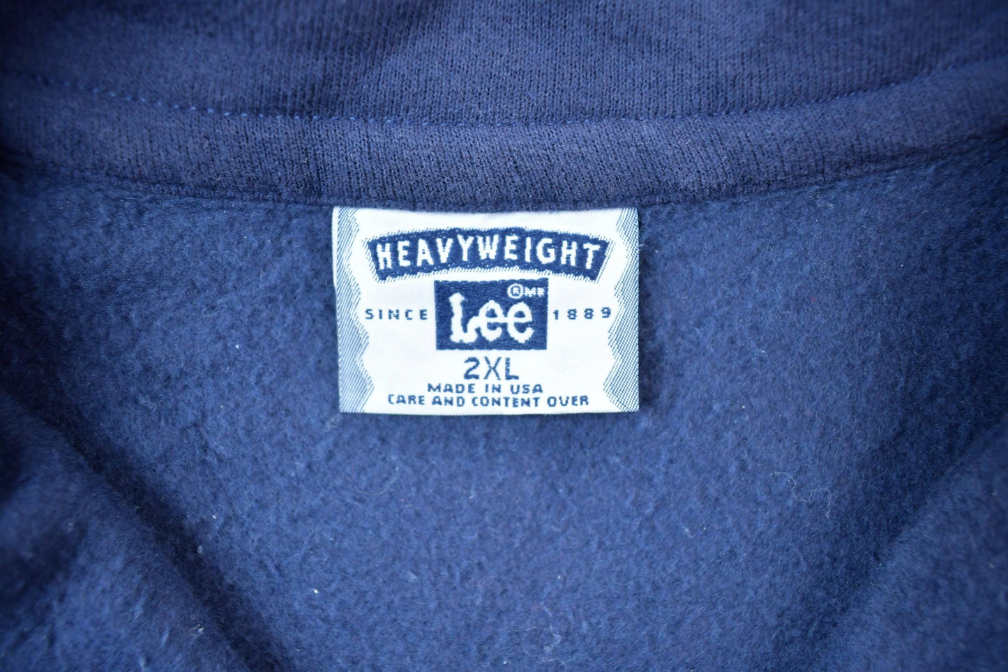 Vintage 1990s Yale University Lee Quarter Zip Sweatshirt Men's 2XL from propervintagecanada