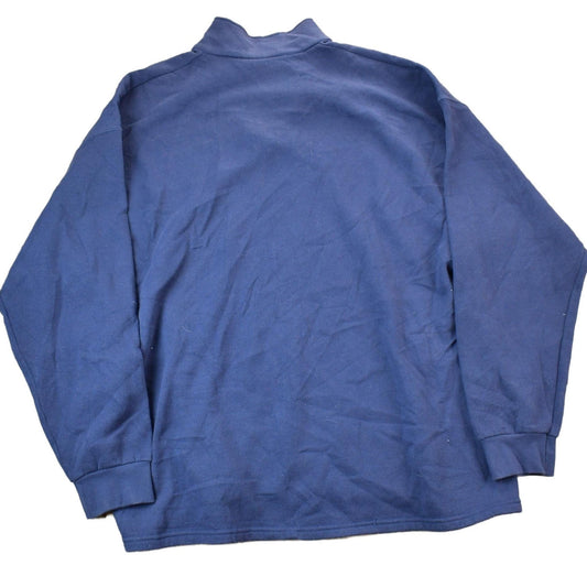 Vintage 1990s Yale University Lee Quarter Zip Sweatshirt Men's 2XL from propervintagecanada