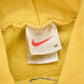 Vintage 1990s Yellow Nike Center Swoosh Hoodie from propervintagecanada