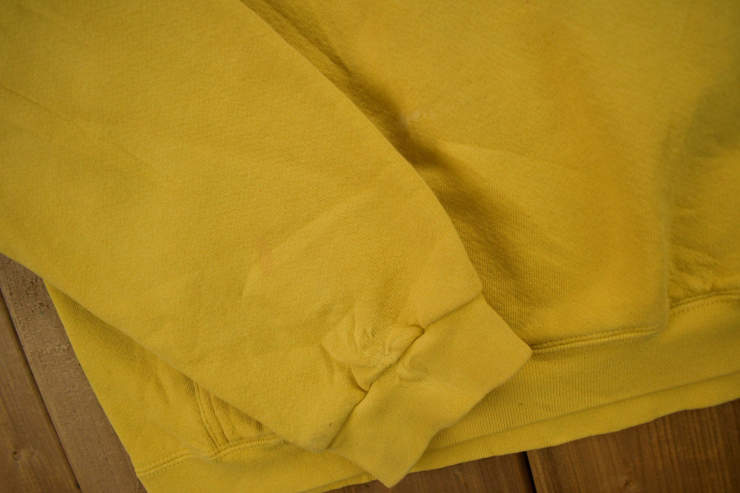 Vintage 1990s Yellow Nike Center Swoosh Hoodie from propervintagecanada