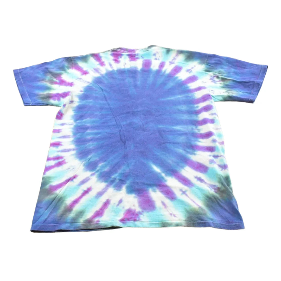 Vintage 1990s Yes Tie Dye Rock T-Shirt Mens M Men's Large from propervintagecanada