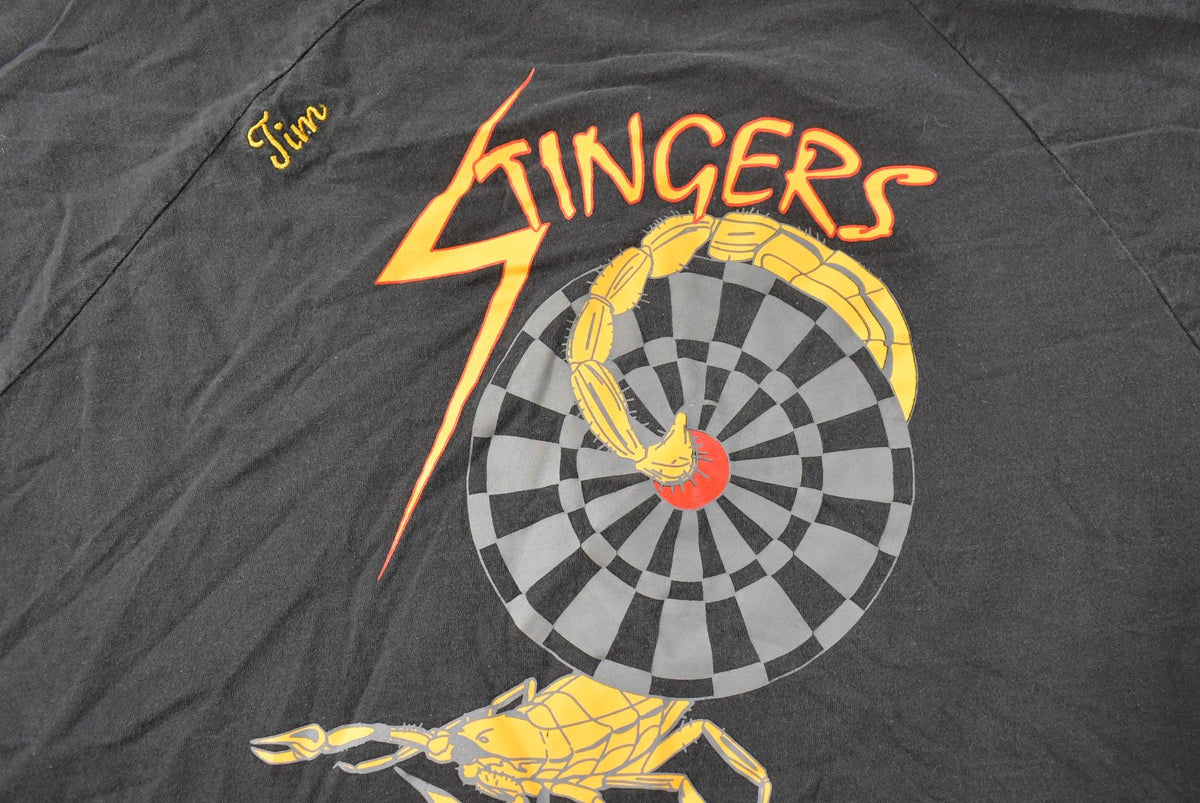 Vintage 1990s YMSC Stingers Darts Baseball Jersey Men's XL from propervintagecanada