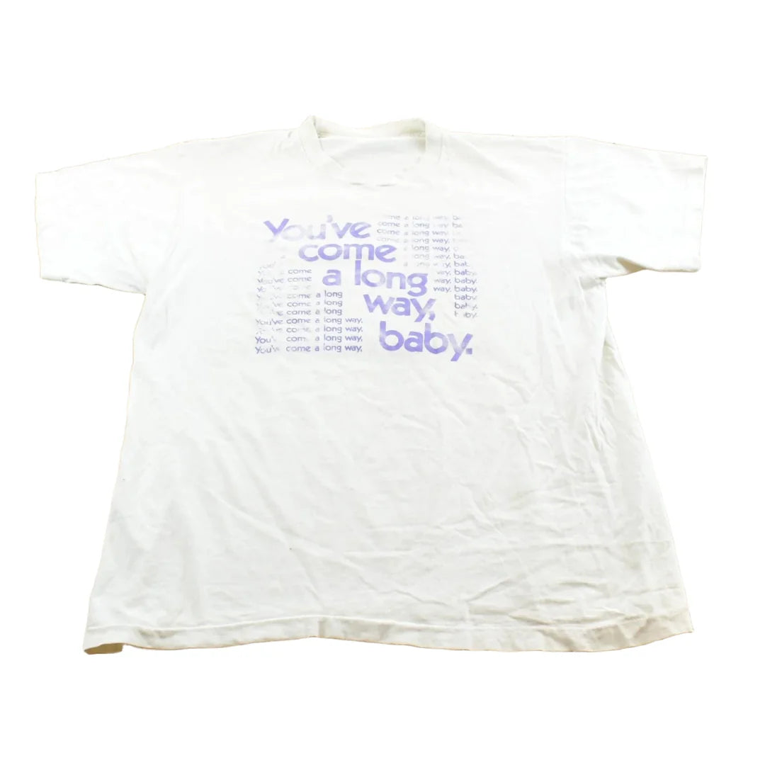 Vintage 1990s You've Come A Long Way Baby Promotional Slogan T-Shirt Men's XL from propervintagecanada
