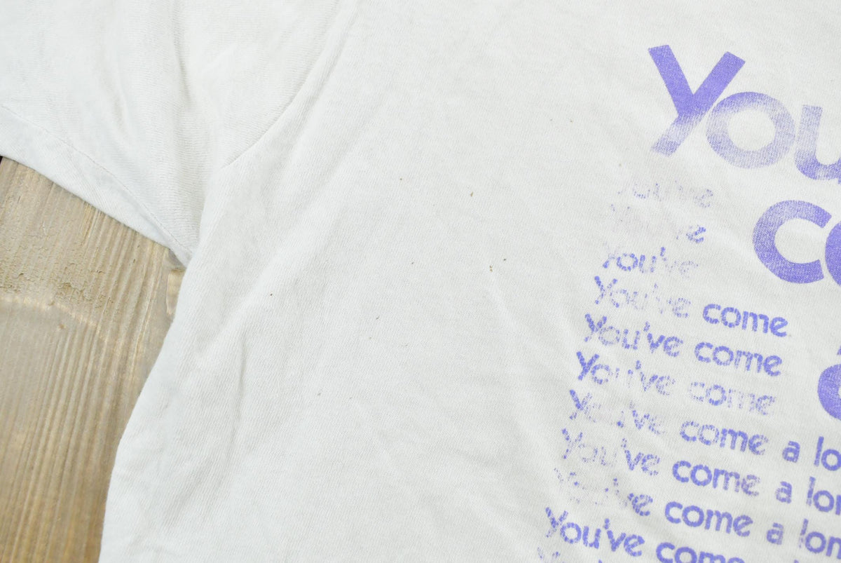 Vintage 1990s You've Come A Long Way Baby Promotional Slogan T-Shirt Men's XL from propervintagecanada