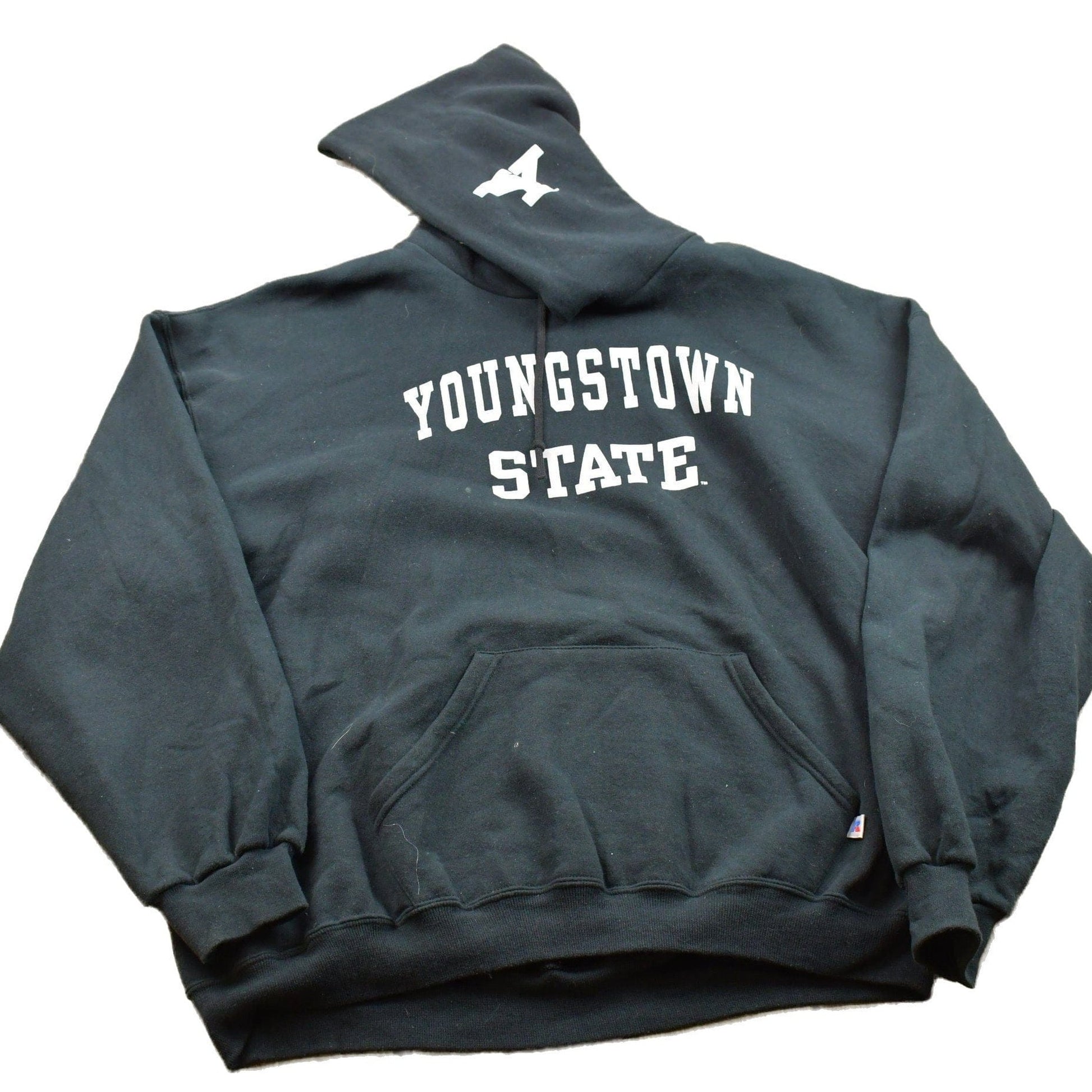 Vintage 1990s Youngstown State Graphic Collegiate Hoodie Men's 2XL from propervintagecanada