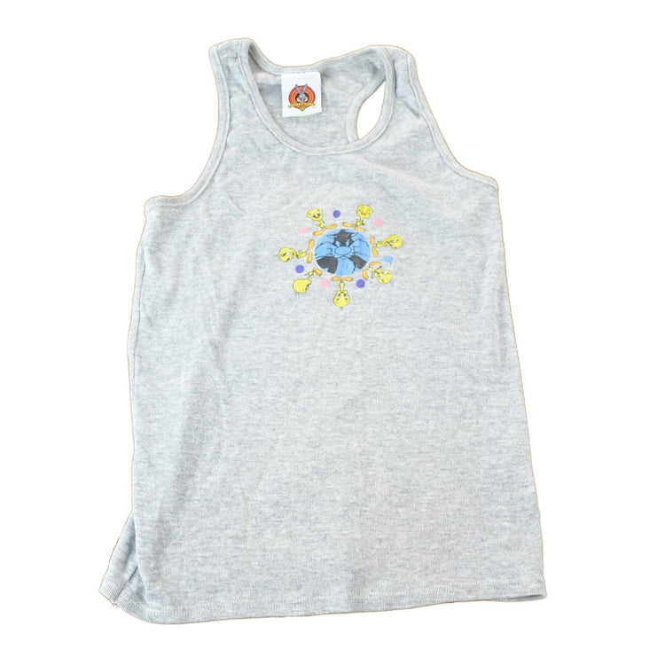 Vintage 1990s Youth Warner Brothers Tweety Bird Cartoon Promo Tank Top Youth S from propervintagecanada