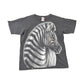 Vintage 1990s Zebra Portrait Souvenir Sahara T-Shirt Men's L from propervintagecanada