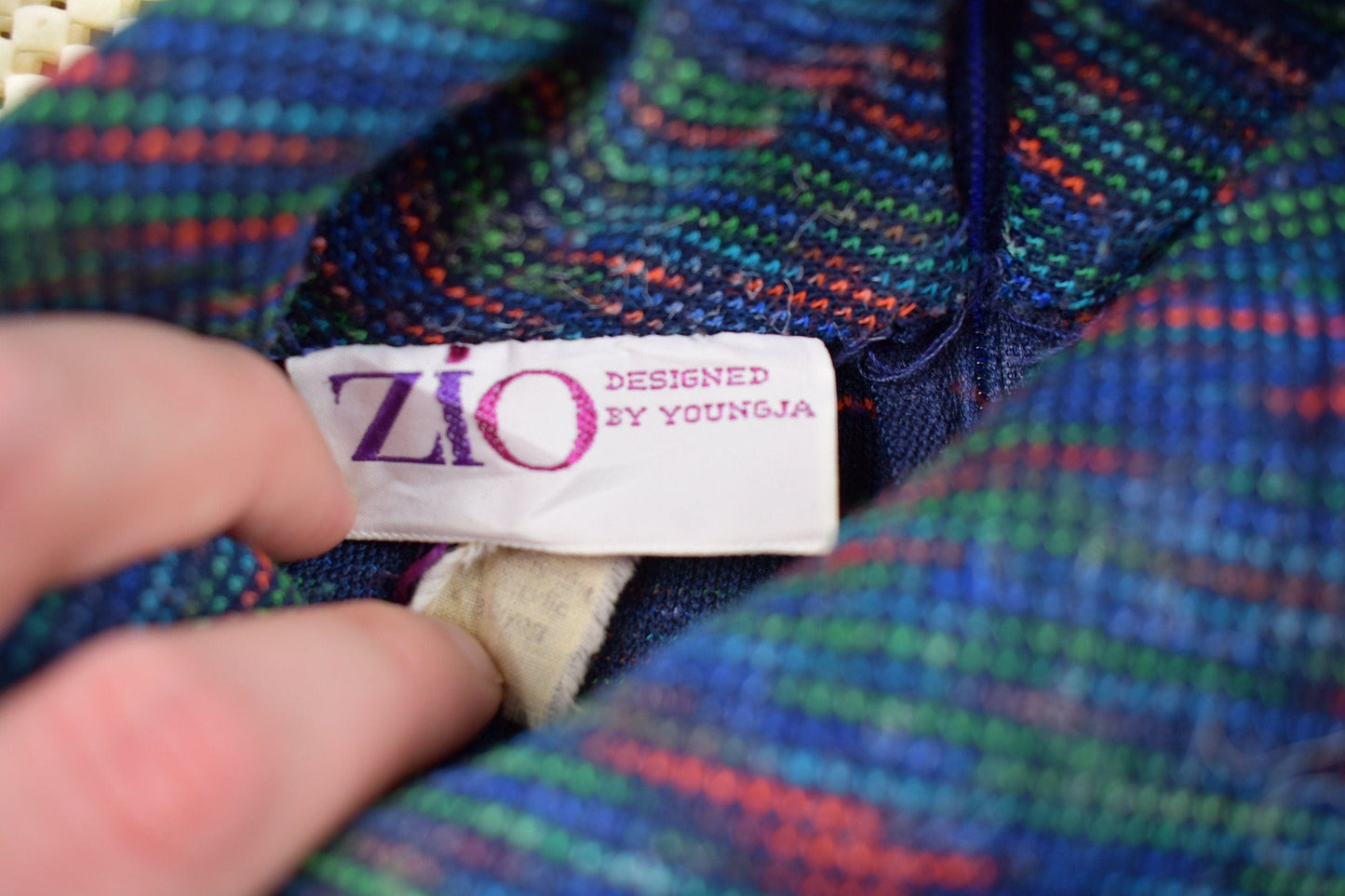 Vintage 1990s Zio By Youngja Knitted Crewneck Sweater Men's XS from propervintagecanada
