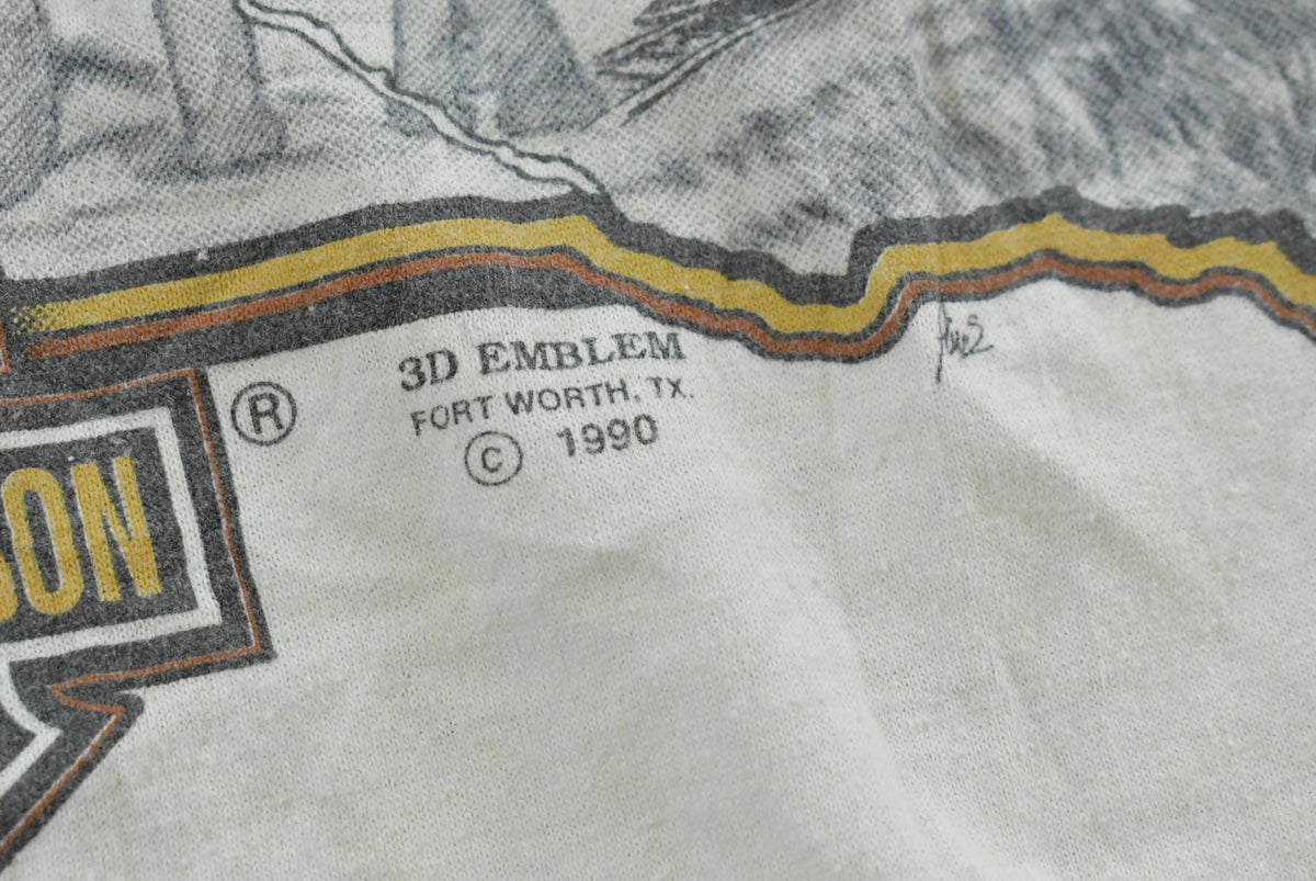 Vintage 1991 3D Emblem Sturgis Black Hills Rally Harley-Davidson Motorcycles T-Shirt Mens S from propervintagecanada