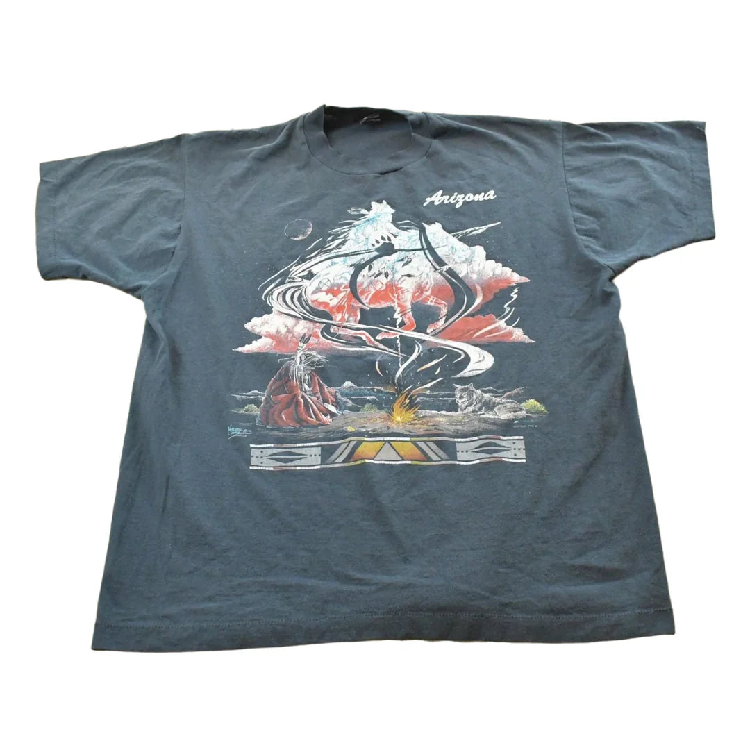 Vintage 1991 Arizona Spirit Animal T-Shirt Men's XL from propervintagecanada