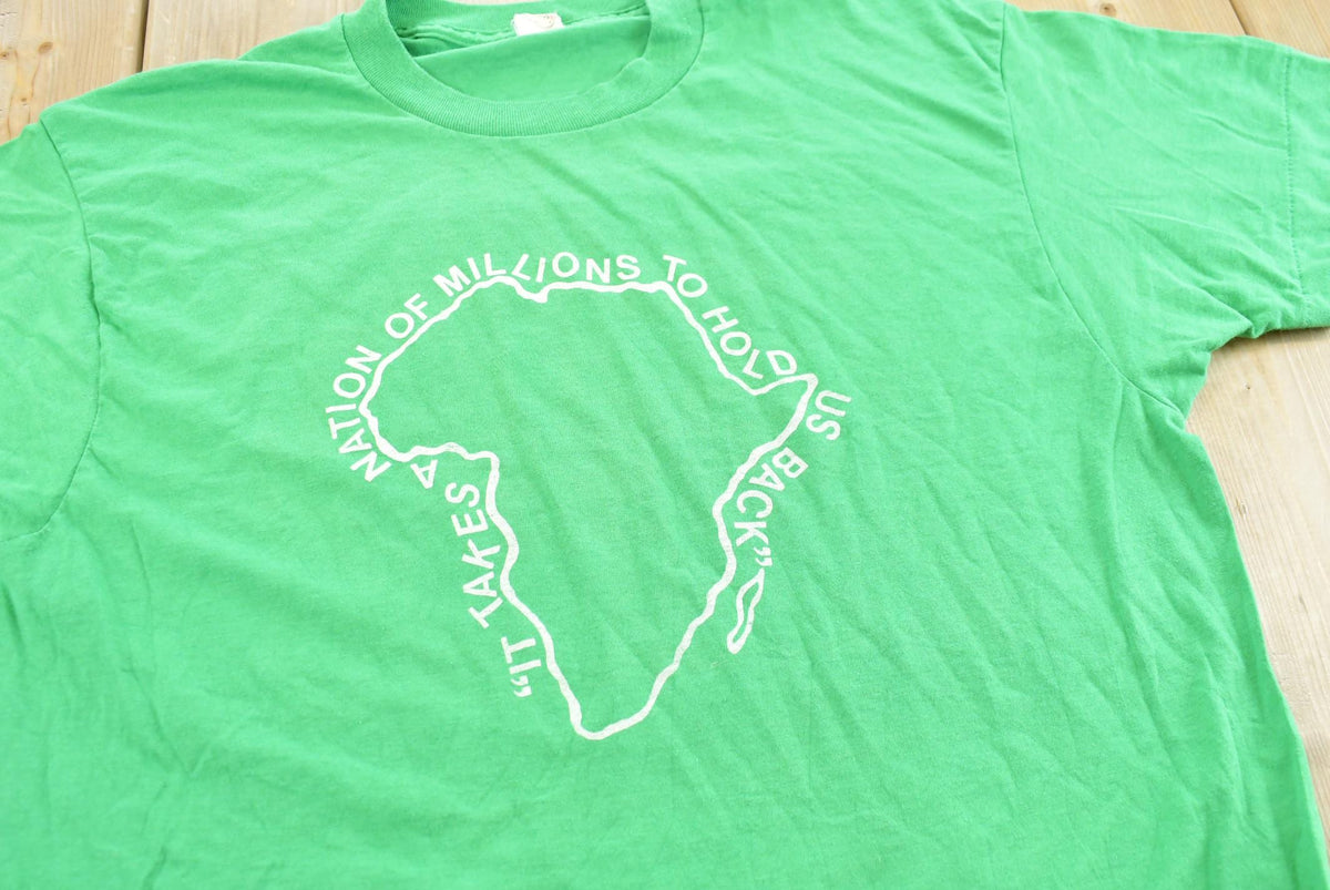 Vintage 1991 Class of 91 Strawberry Mansion High School T-Shirt Men's L from propervintagecanada