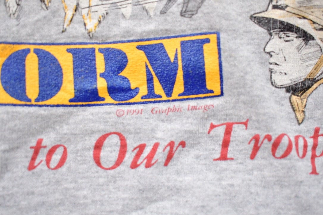 Vintage 1991 Desert Storm Crewneck Sweatshirt Men's Small from propervintagecanada