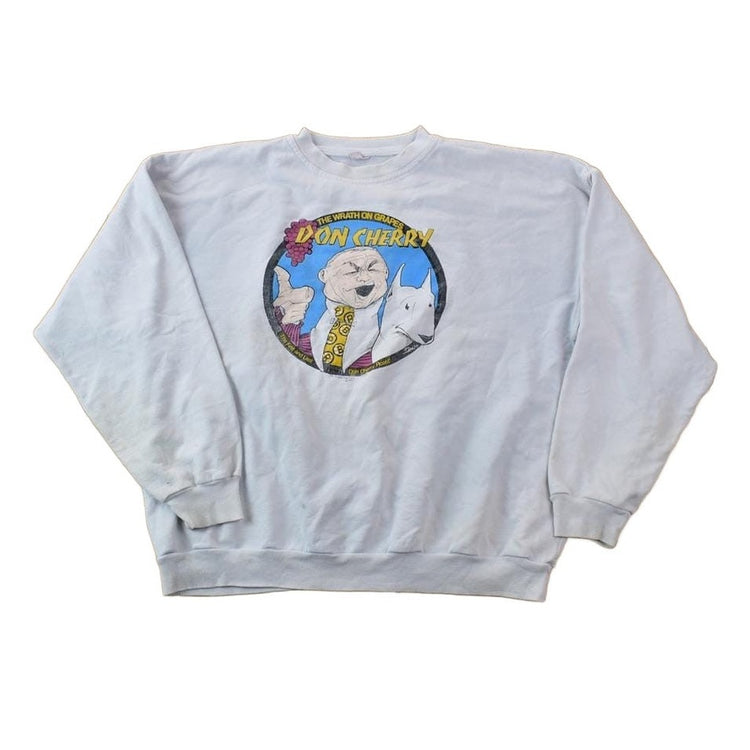 Vintage 1991 Don Cherry The War On Grapes NHL Hockey Crewneck Sweatshirt Men's XL from propervintagecanada