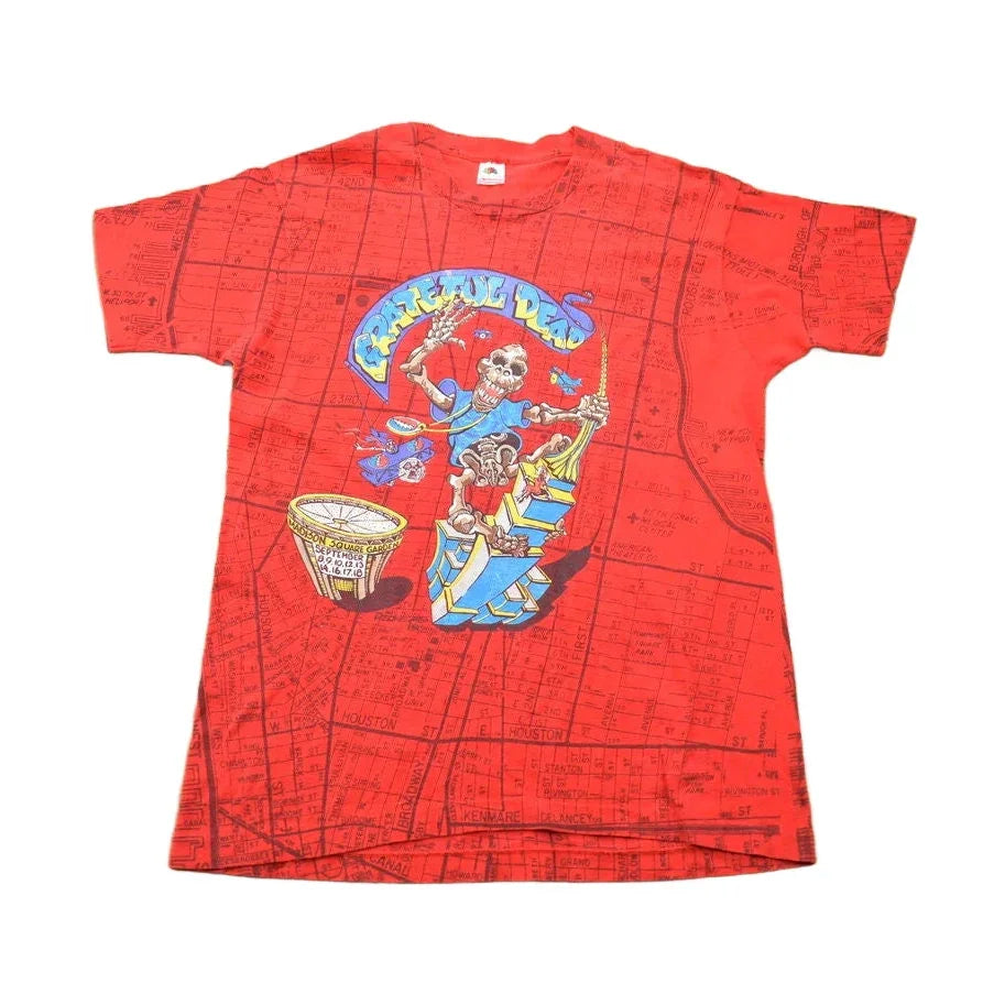 Vintage 1991 Grateful Dead Madison Square Garden King Kong Parody All Over Print T-shirt Men's Large from propervintagecanada