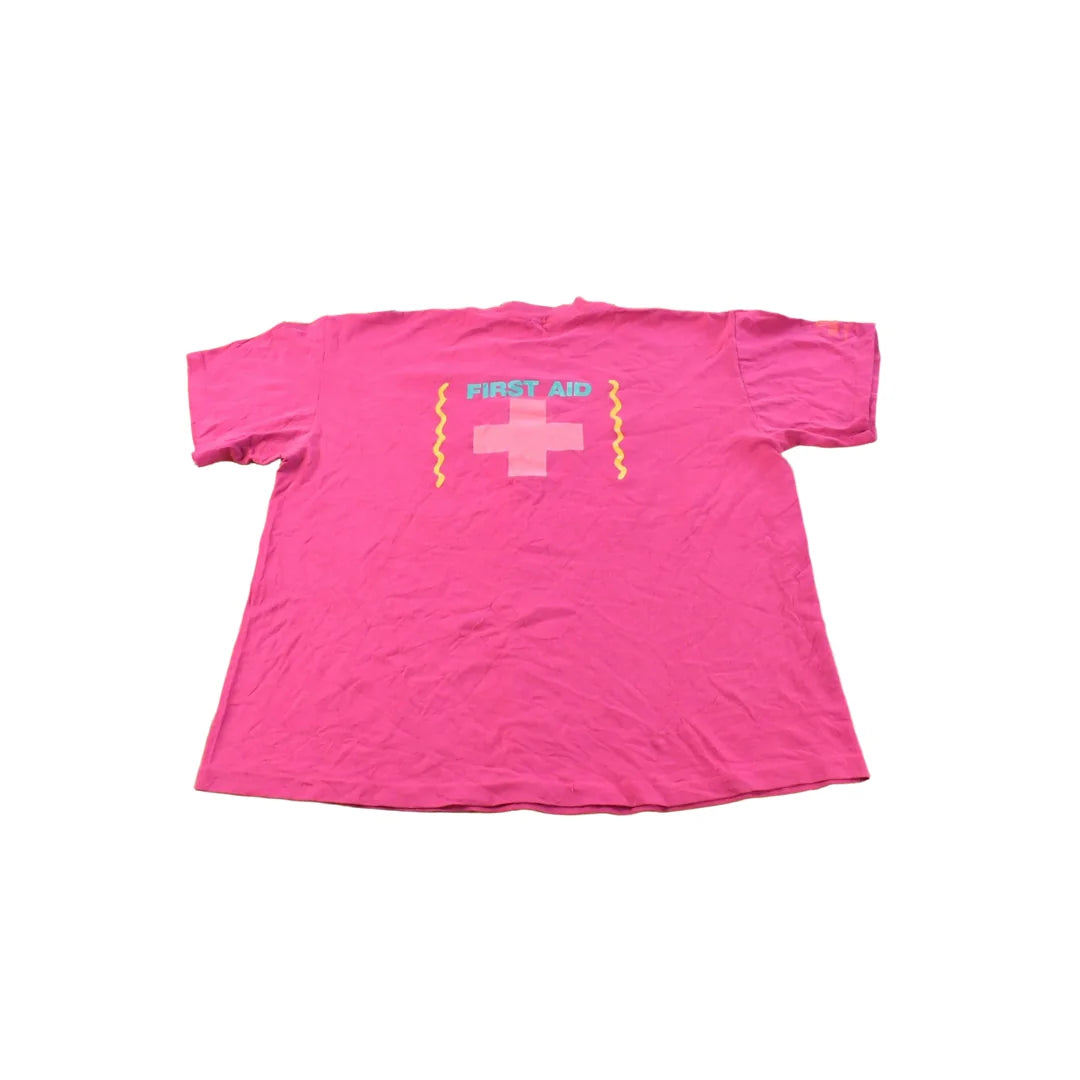 Vintage 1991 International Special Olympics First Aid T-Shirt Men's L from propervintagecanada