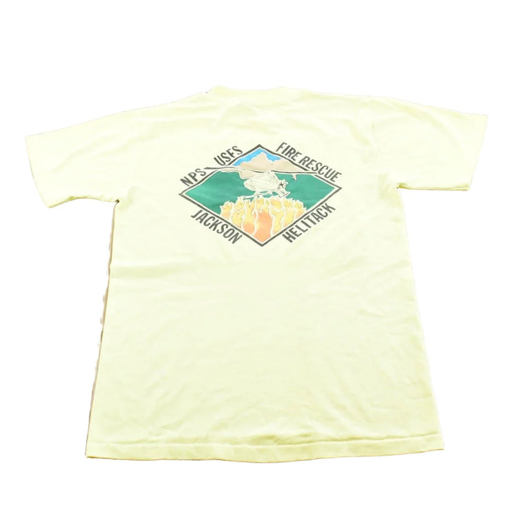 Vintage 1991 Jackson Helitack Fire Rescue T-Shirt Men's S from propervintagecanada
