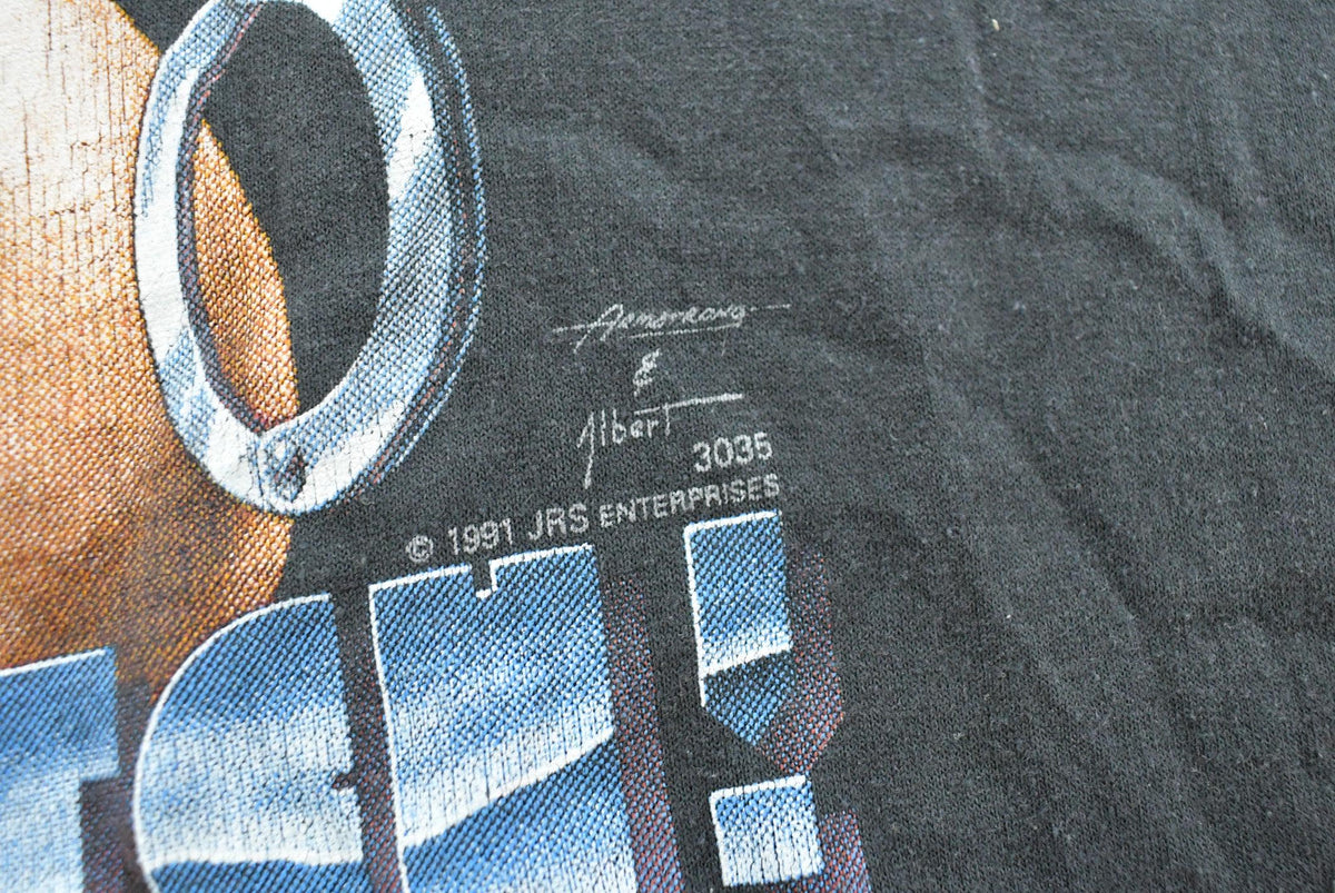 Vintage 1991 JRS Payback Bondage Biker T-Shirt Men's M from propervintagecanada