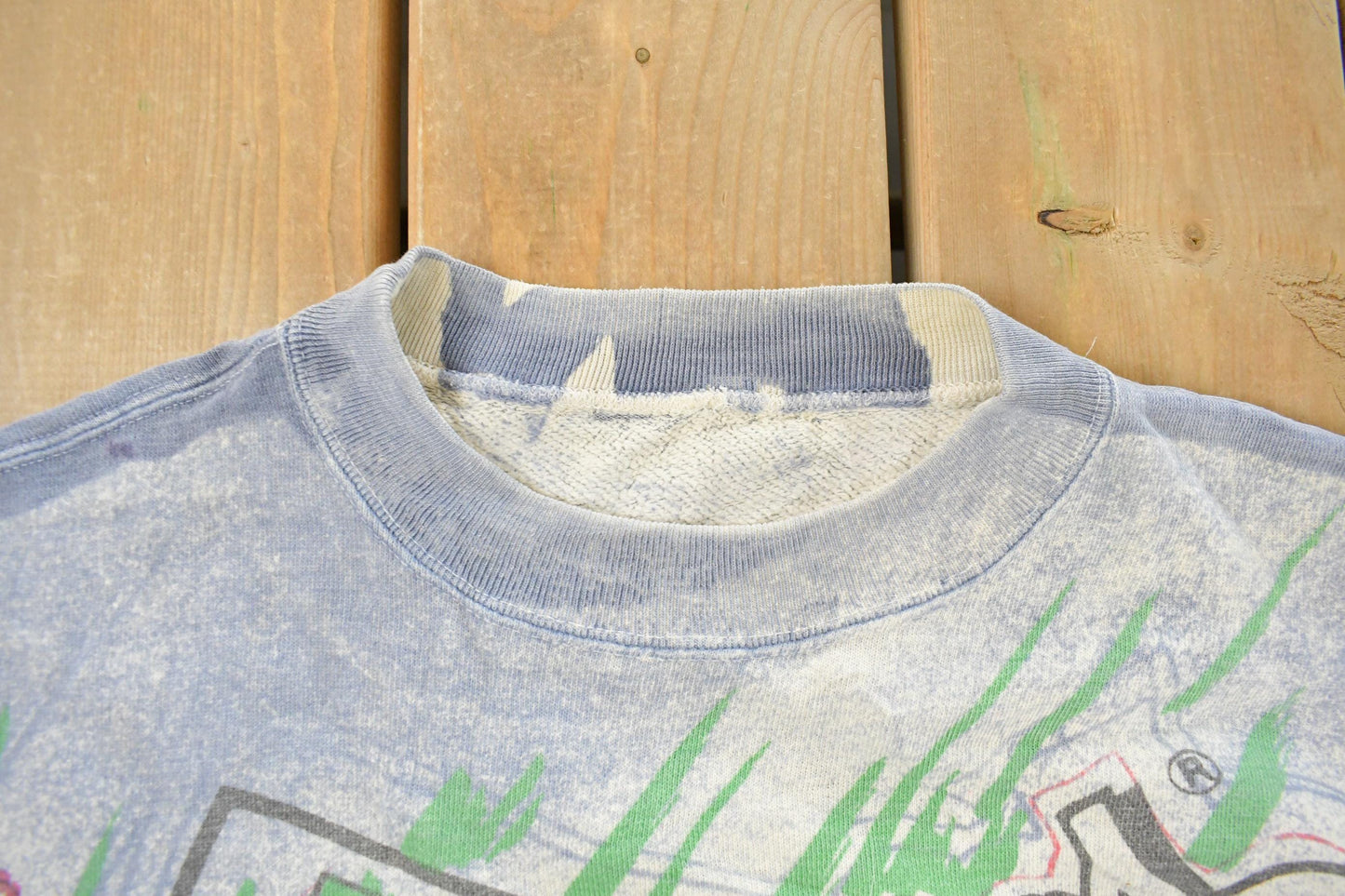 Vintage 1991 Minnesota Twins All Over Print MLB Crewneck Sweatshirt Men's Large from propervintagecanada