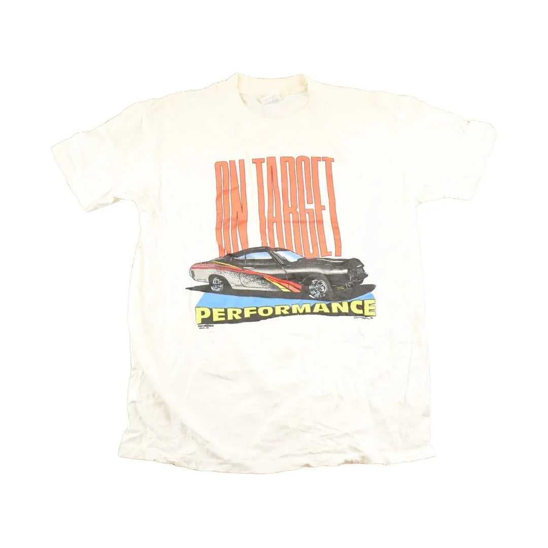 Vintage 1991 On Target Performance Souvenir Racing T-Shirt Mens M from propervintagecanada