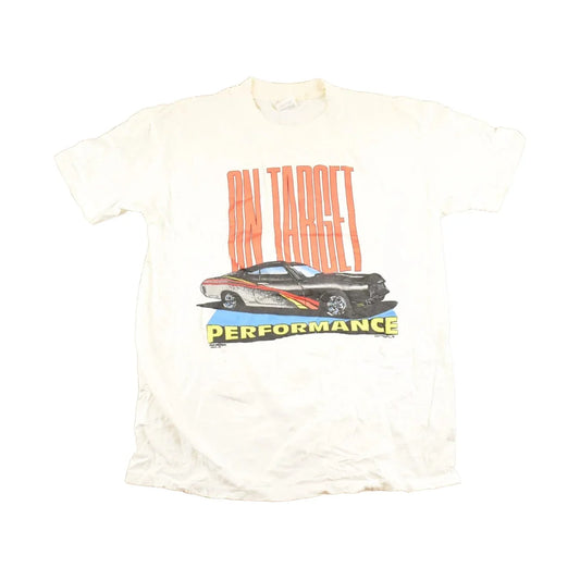 Vintage 1991 On Target Performance Souvenir Racing T-Shirt Mens M from propervintagecanada
