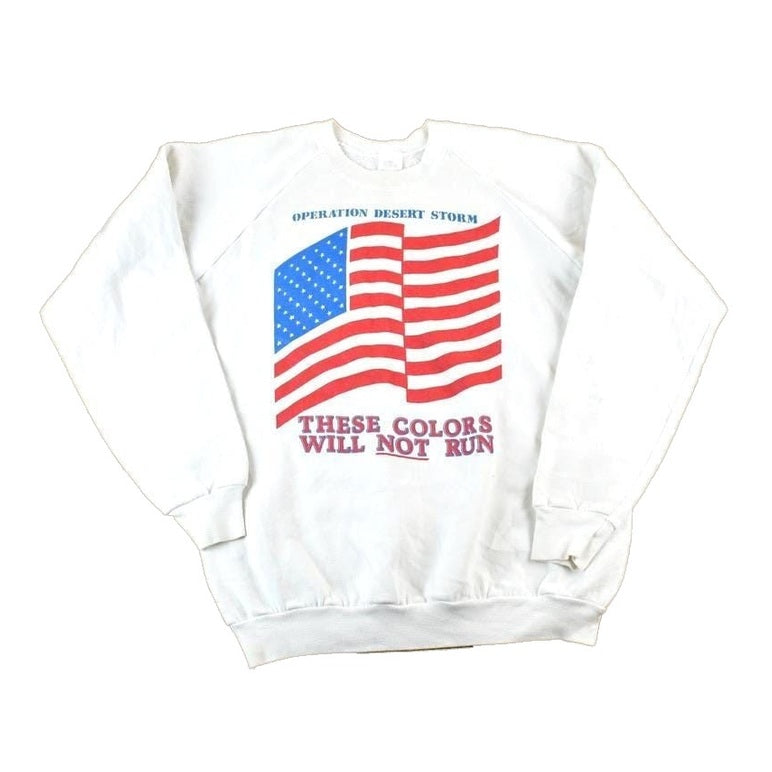 Vintage 1991 Operation Desert Storm Military Crewneck Sweatshirt Men's Large from propervintagecanada